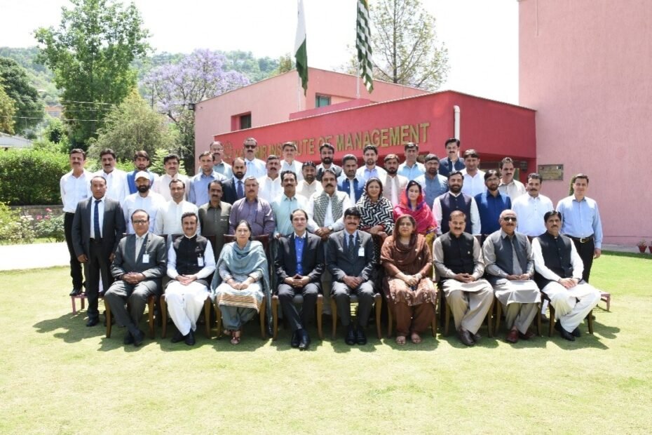 Group picture with BISP staff and Stakeholders in AJK after a Training Program