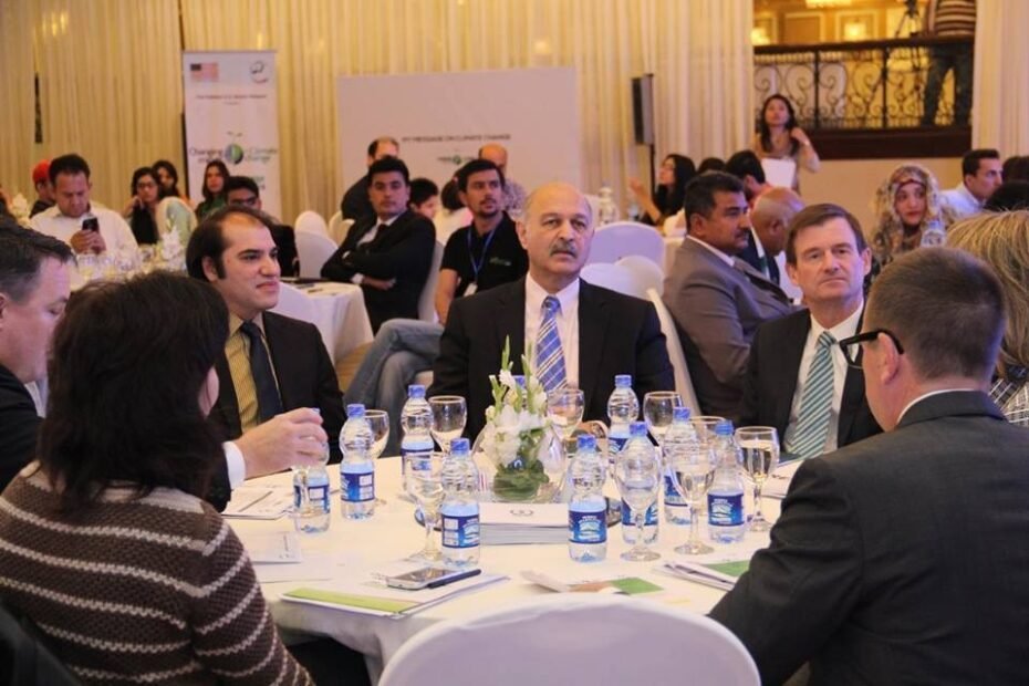 Co-Chair with Mr. Hale, US Ambassador and Senator Syed during International Climate Change Conference